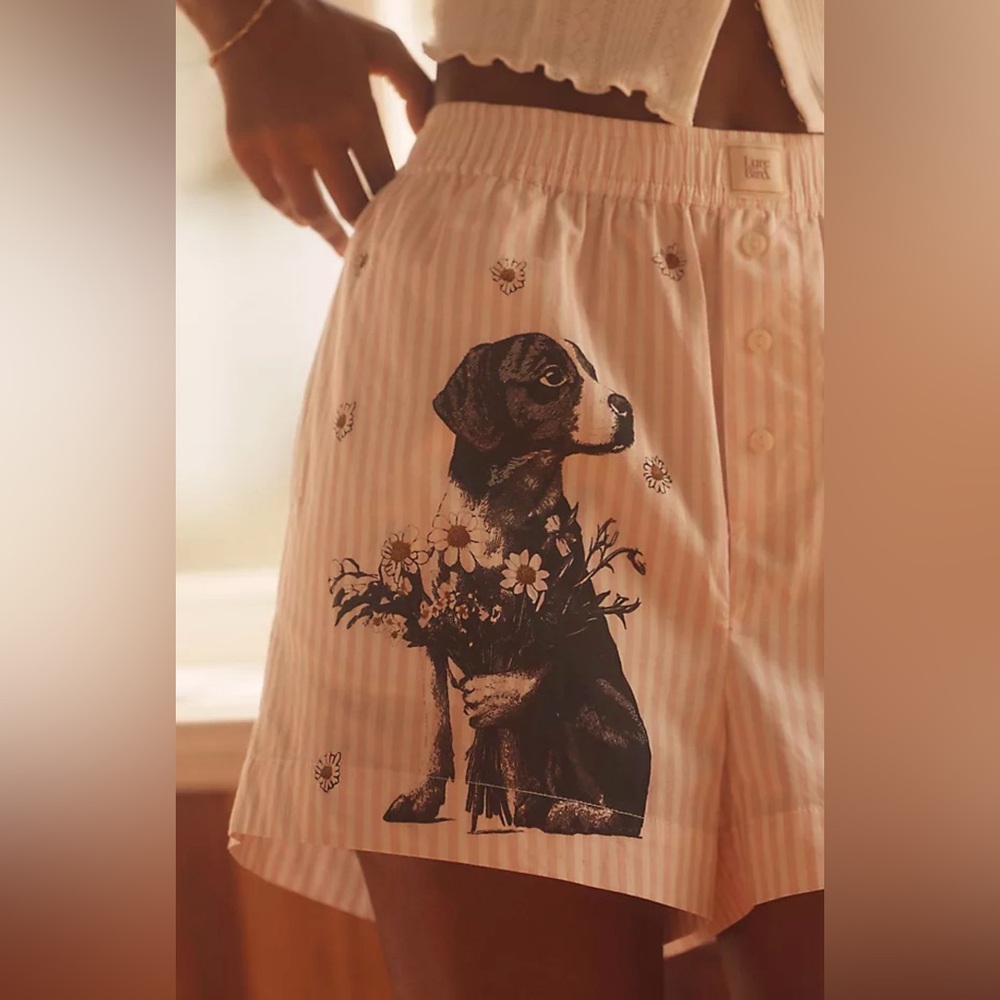 Anthropologie The Wren Boxer Shorts, Dog Edition NWT - Picture 2 of 8